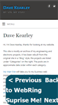 Mobile Screenshot of davekearley.co.uk